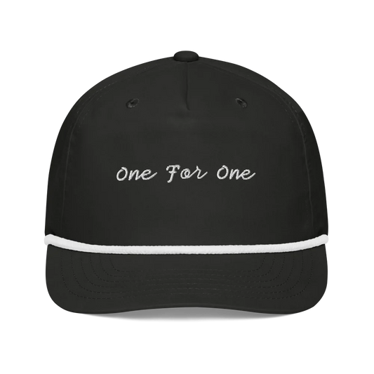 "One For One" Golf Rope Cap